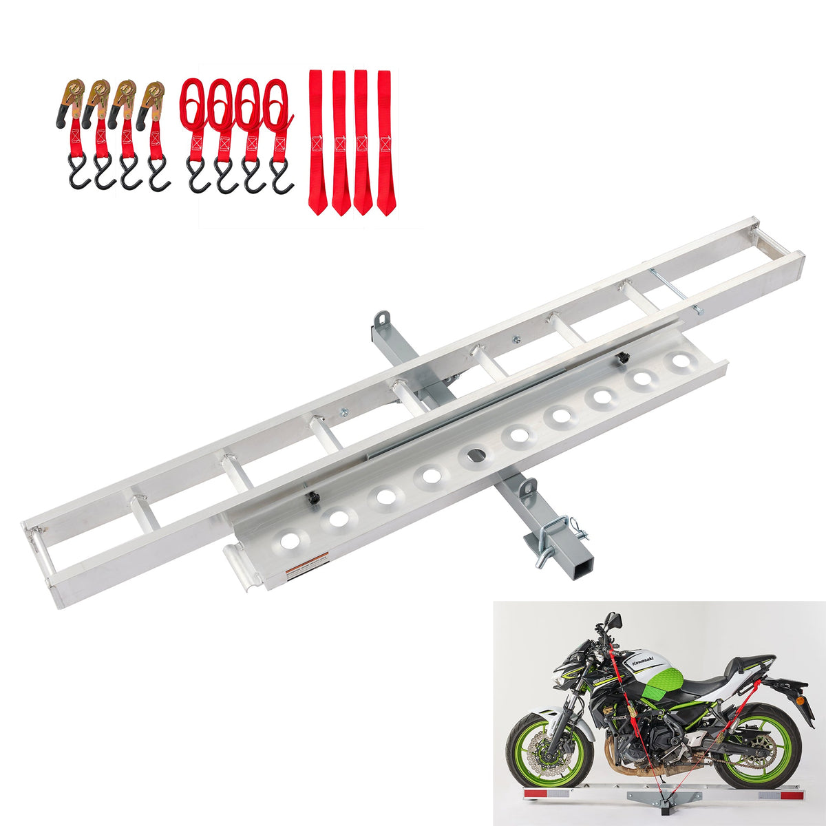 Aluminum Motorcycle Hitch Mount Carrier